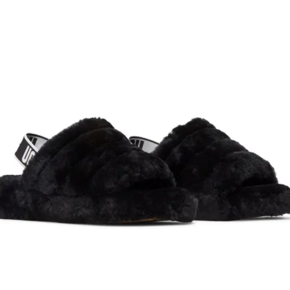 Women size 9 Ugg fluff Yeah slides